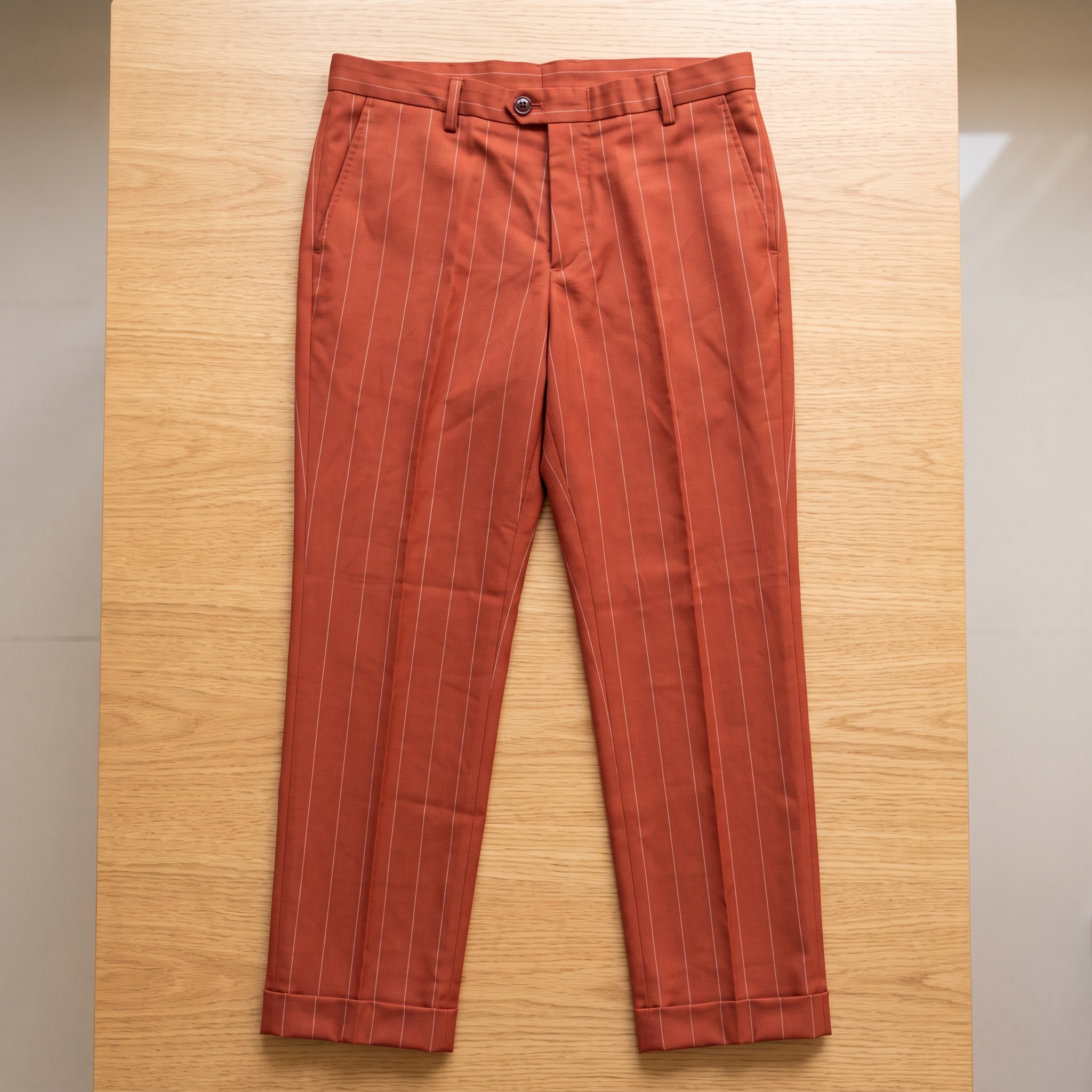 The Terracotta Pinstripe Ensemble view 3