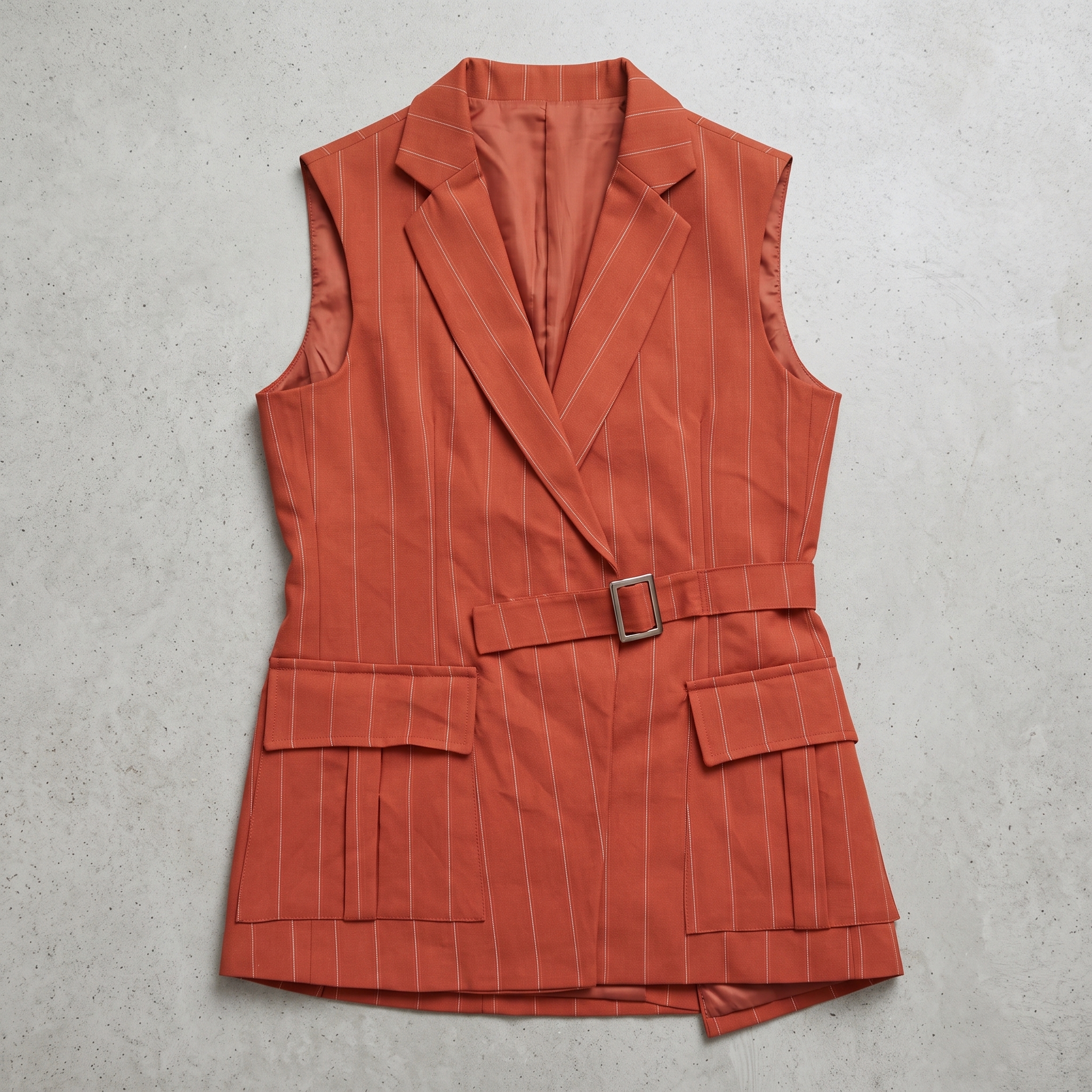 The Terracotta Pinstripe Ensemble view 2